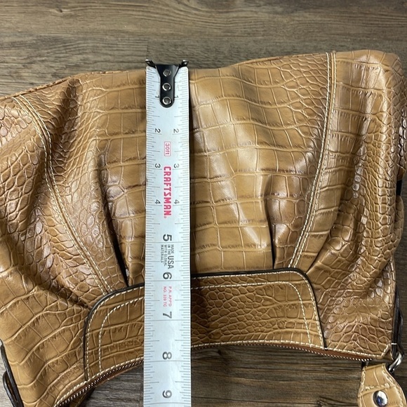 Nine West Women’s Tan Camel Shoulder Bag with Card Holder, Vegan - Picture 10 of 10